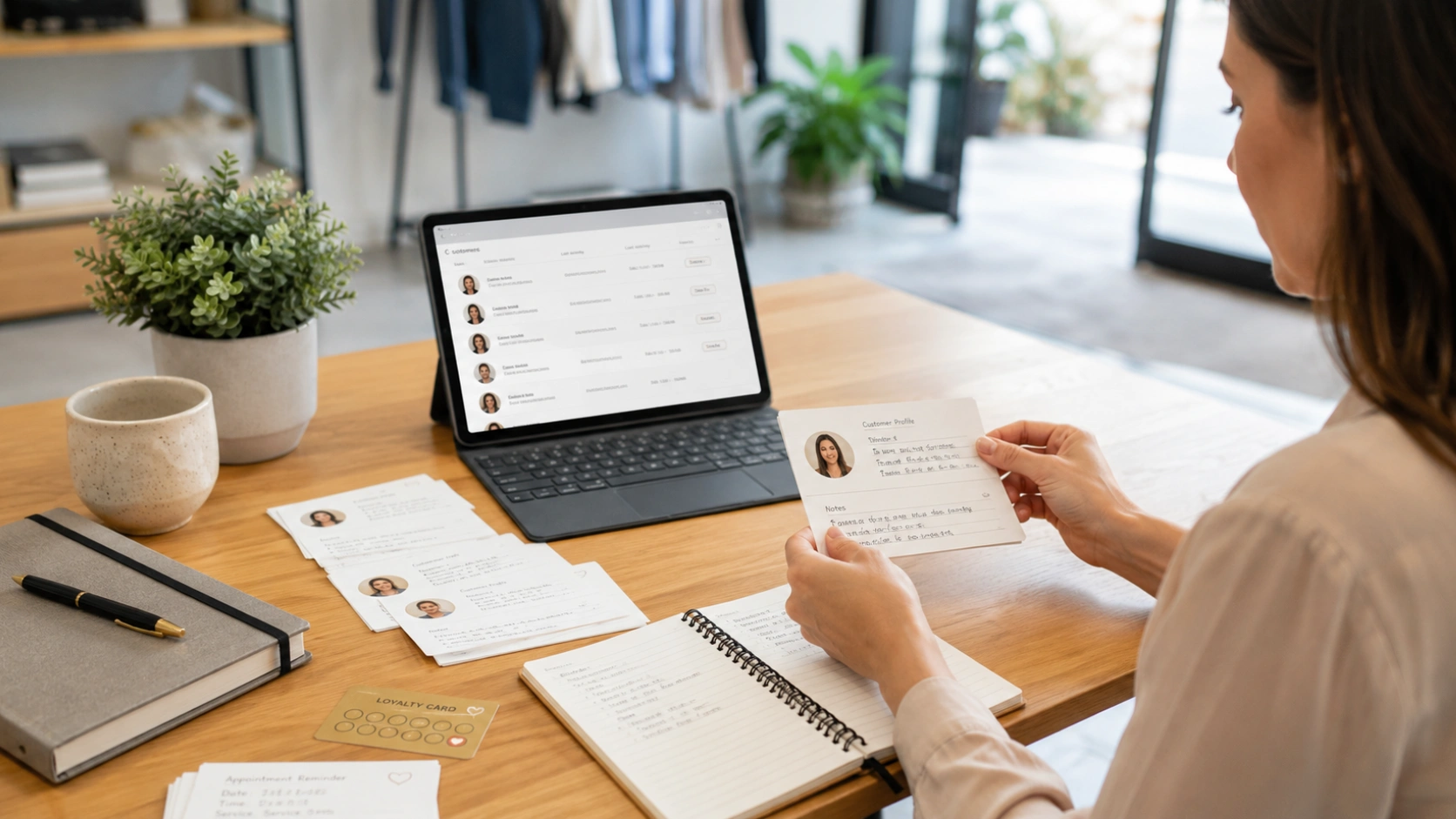 Getme e-commerce customer CRM profile showing order history, segments, and follow-up context.