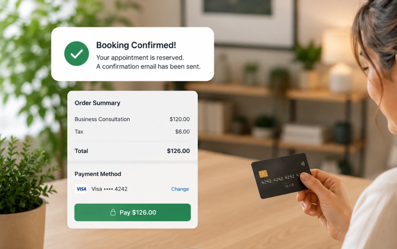 Getme Bookings paid bookings — appointments that collect payment at the time of booking.