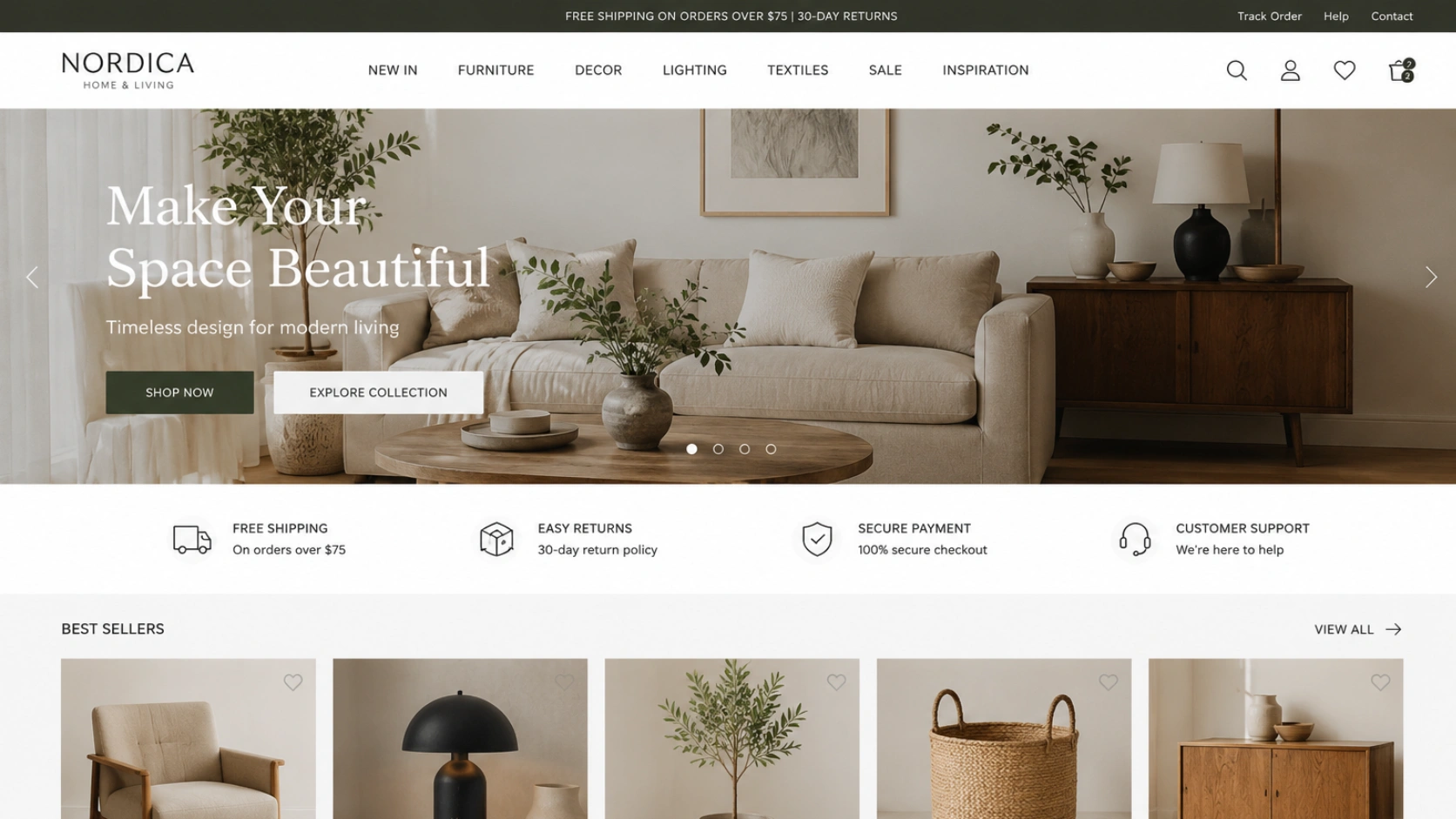 Getme retail store website showing services, opening hours, and an integrated online booking link.
