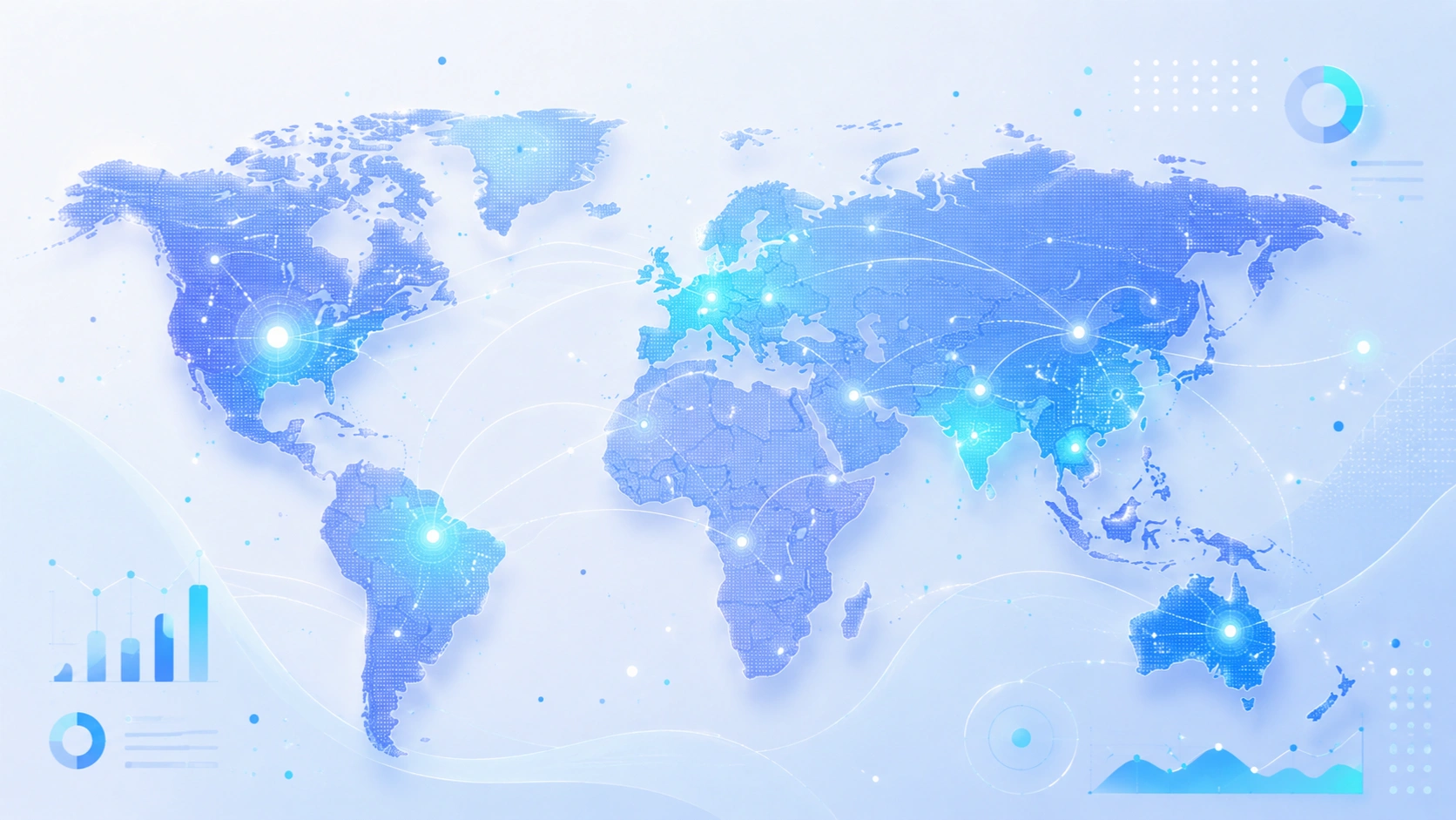 Getme Sites country traffic analytics map showing visitor sessions by market and region.
